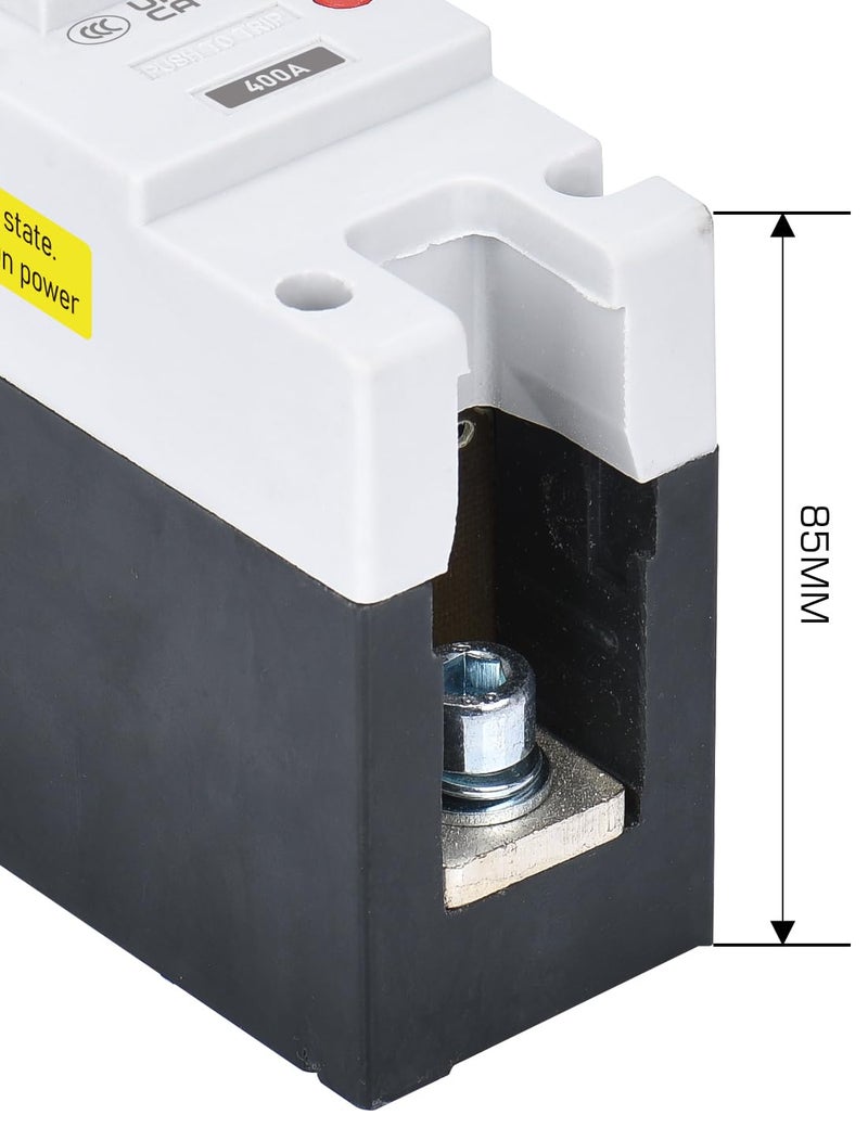 DIHOOL Heavy Duty Battery Disconnect Switch, 400 Amp DC Circuit Breaker for Boat Trolling Motor Marine ATV Trailer - Image 3